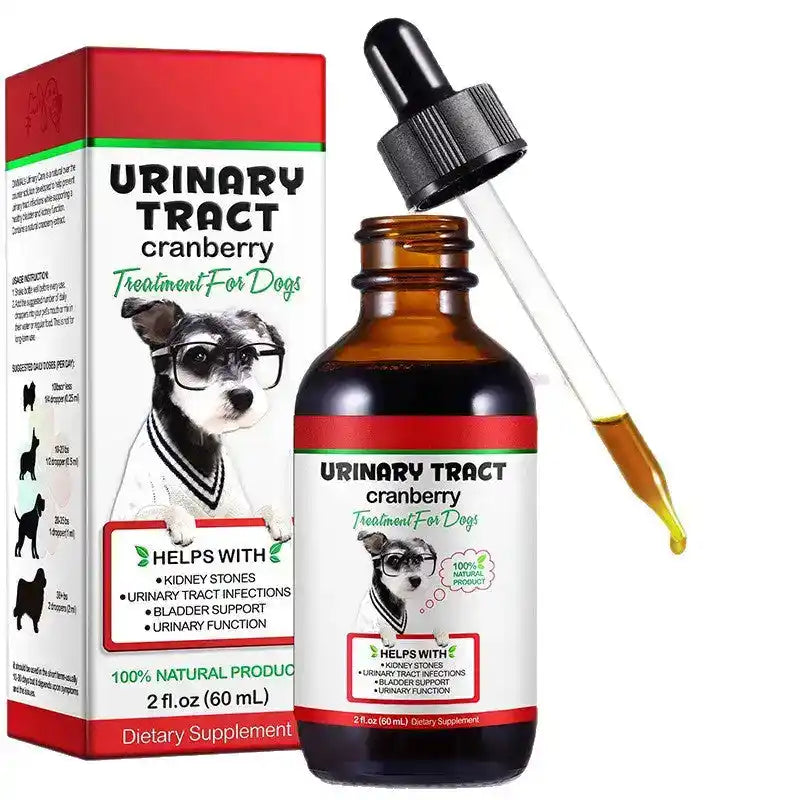 Cranberry Urinary Support Drops for Dogs & Cats - Dog Health - TinPaw
