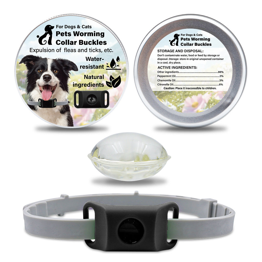 Silicone Flea & Tick Repellent Dog Collar | TinPaw