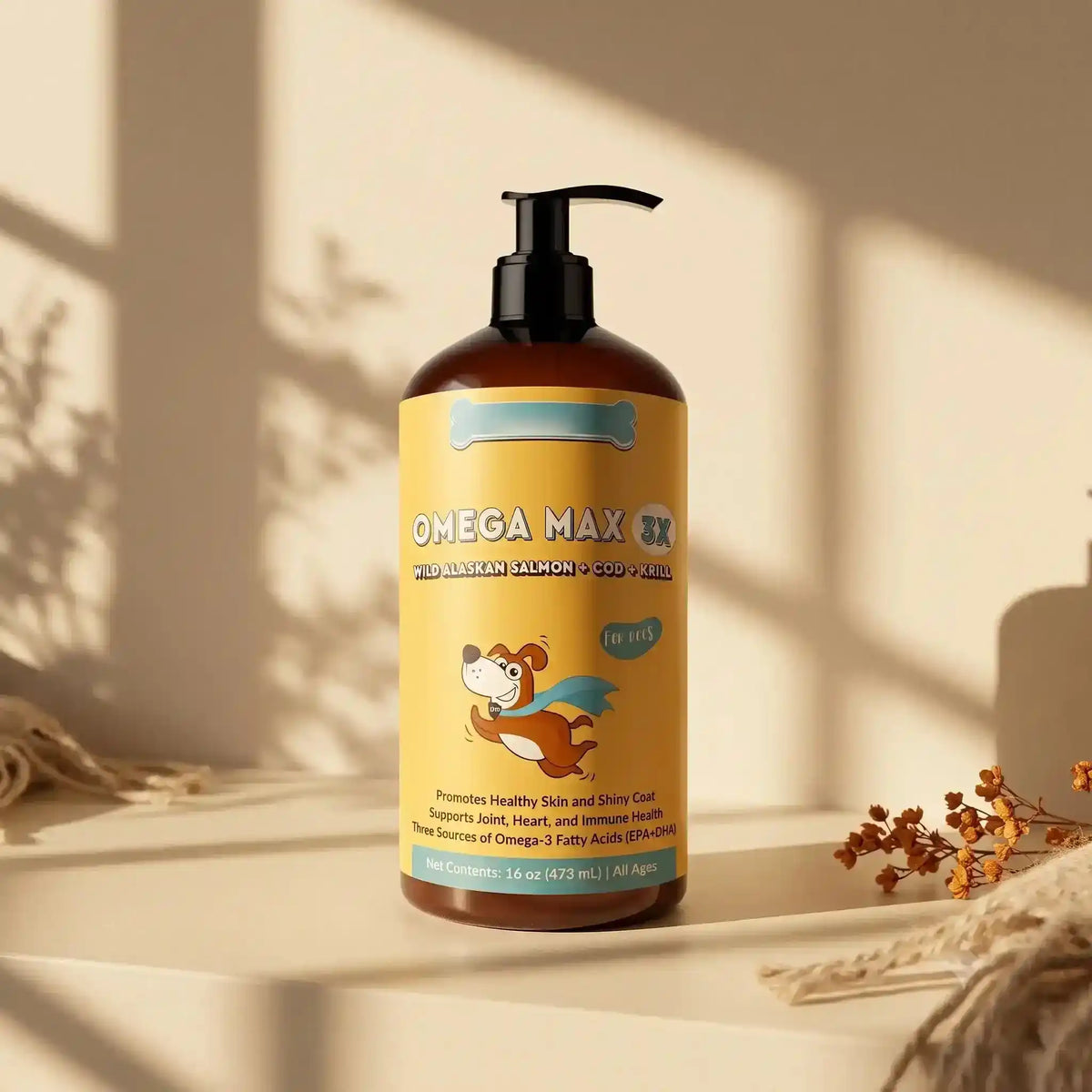 DHA & EPA Pet Fish Oil Supplement for Skin and Joints - Dog Health - TinPaw