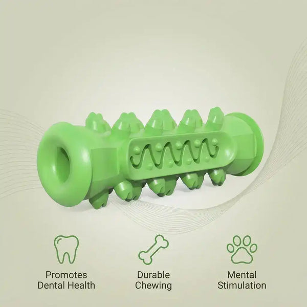 Dog Dental Chew Toy – Tough TPR Teeth Cleaning Brush - Dog Toys - New