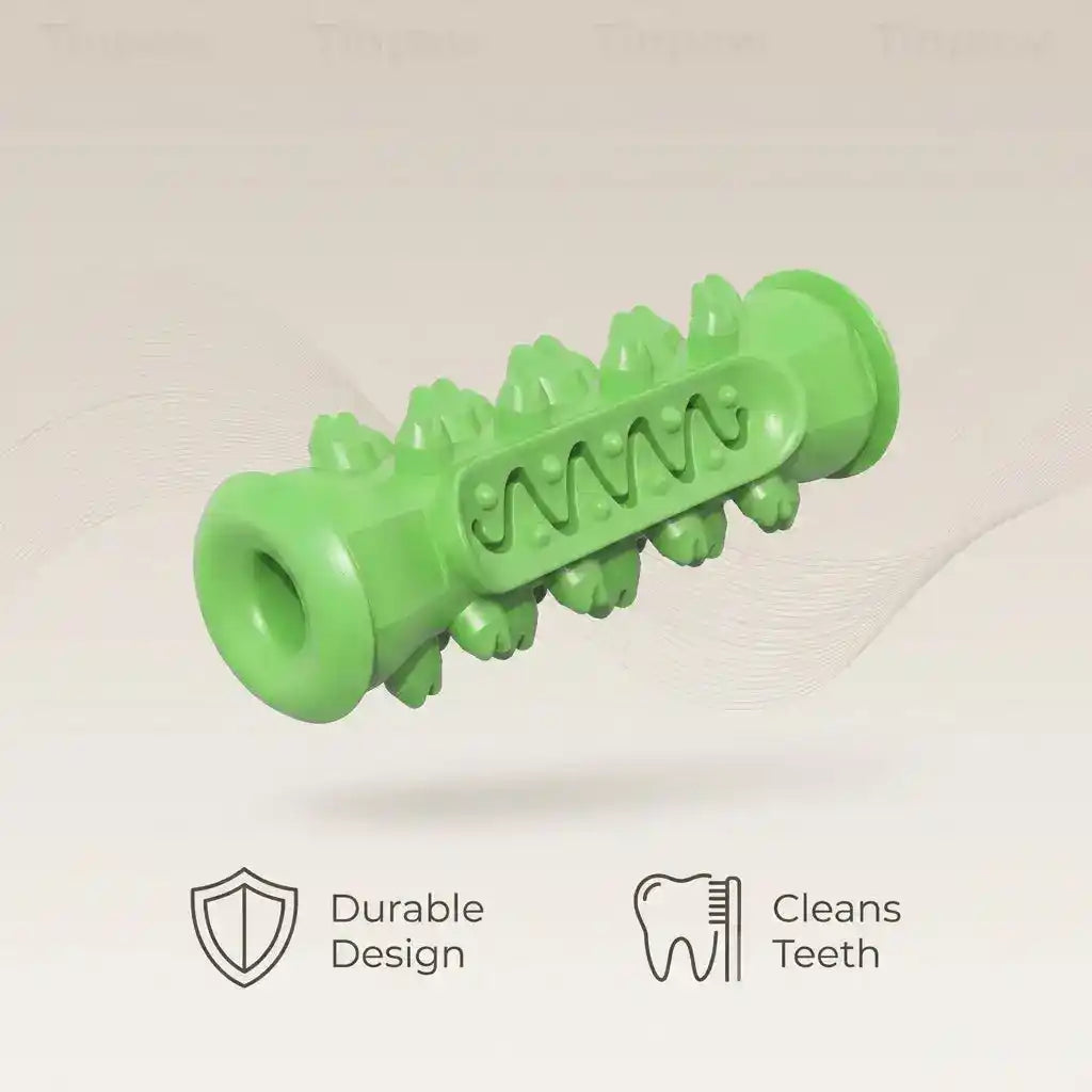 Dog Dental Chew Toy – Tough TPR Teeth Cleaning Brush - Dog Toys - New