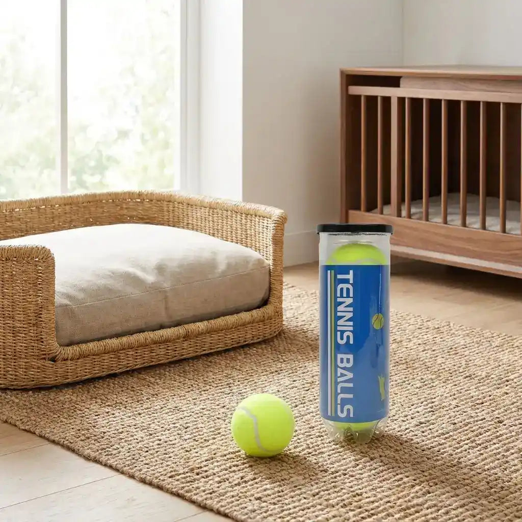 Durable Rubber Dog Tennis Ball Toy For Power Chewers - Dog Toys - New