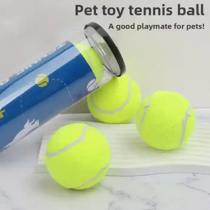 Durable Rubber Dog Tennis Ball Toy For Power Chewers - Dog Toys - New