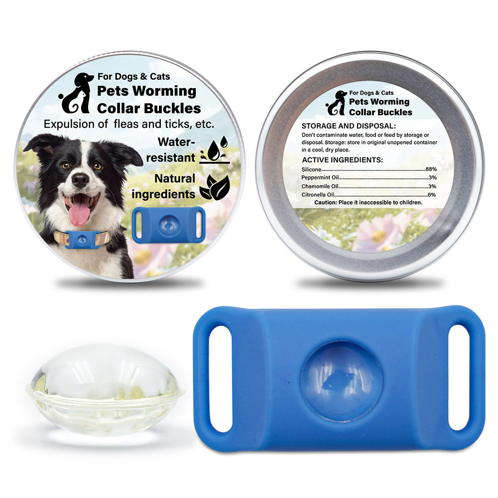 Silicone Flea & Tick Repellent Dog Collar | TinPaw