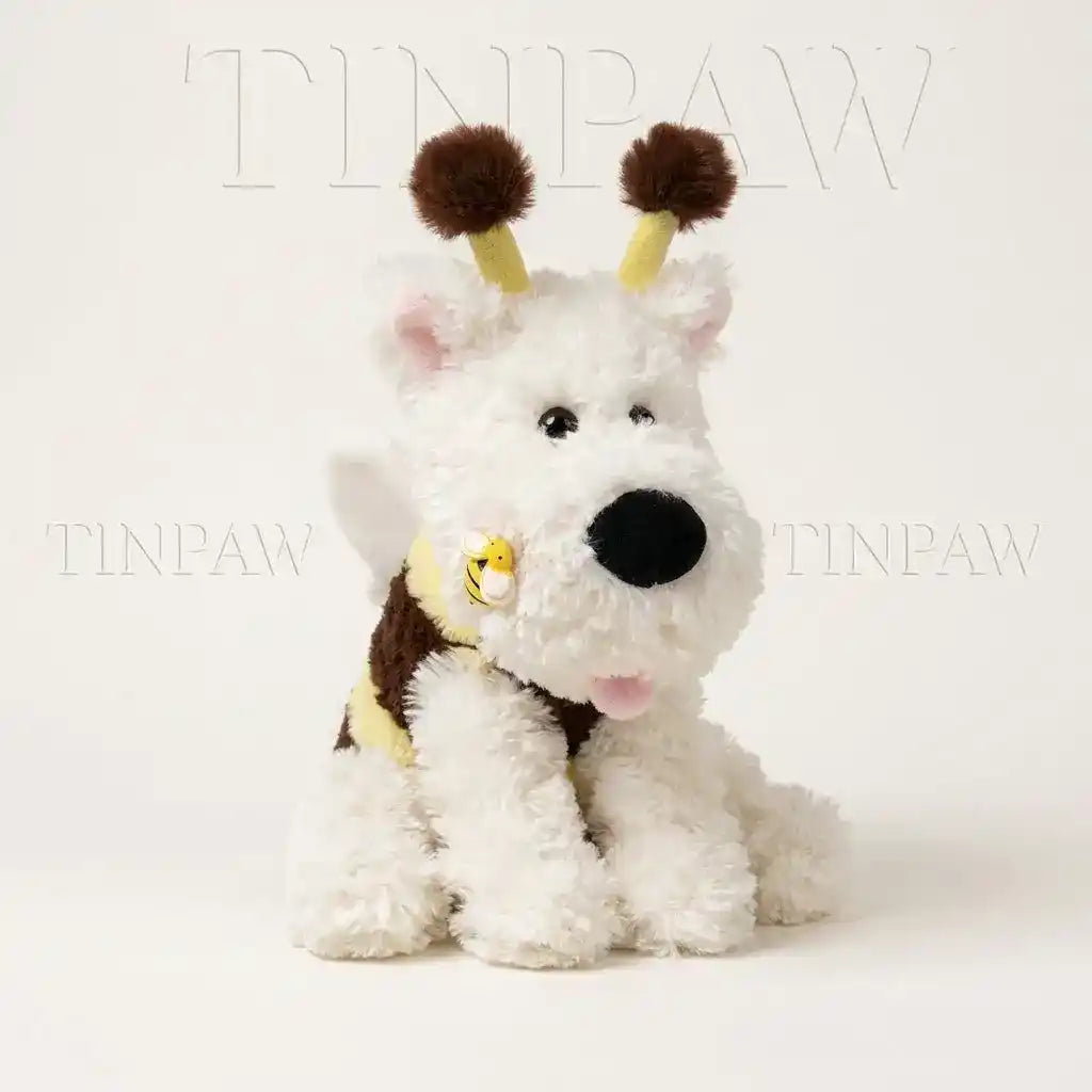 Electric Plush Bee Dog Toy – Musical Interactive Play - Dog Toys - TinPaw