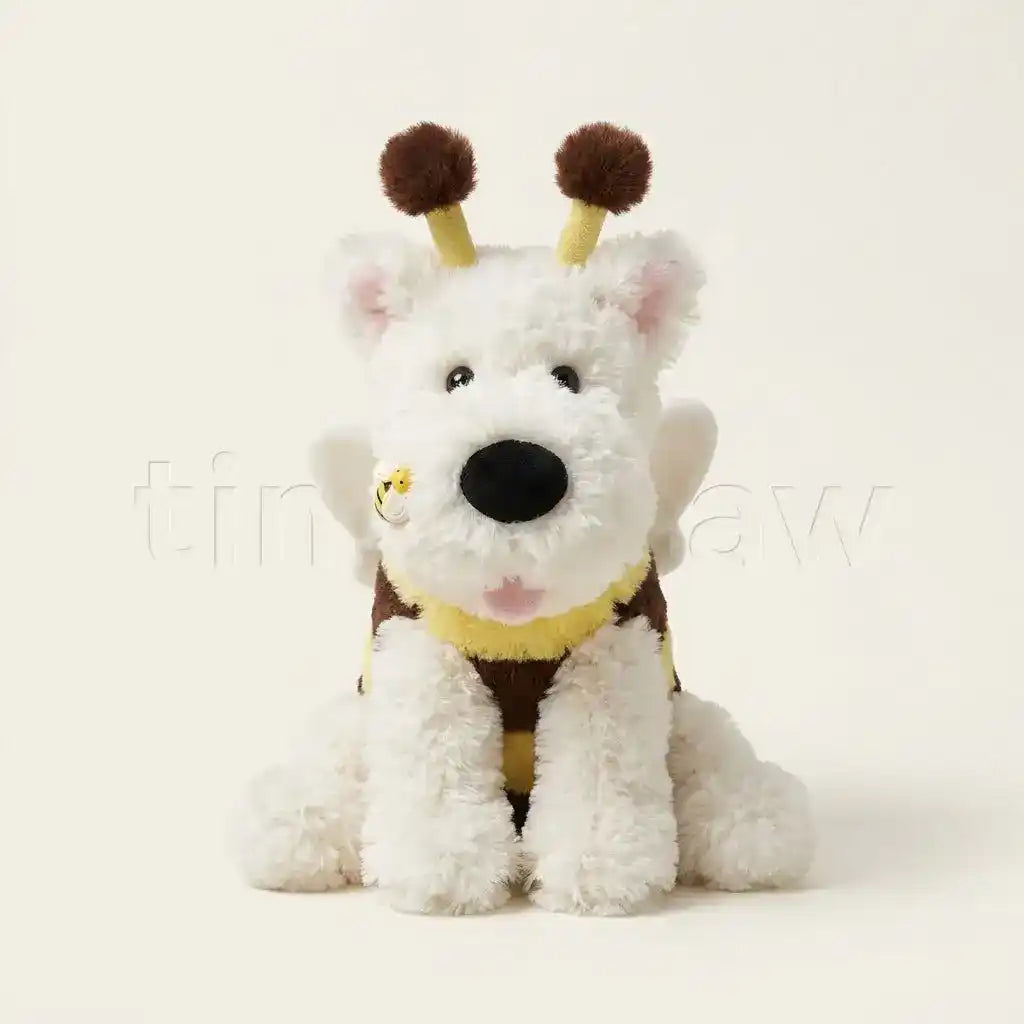 Electric Plush Bee Dog Toy – Musical Interactive Play - Dog Toys - TinPaw