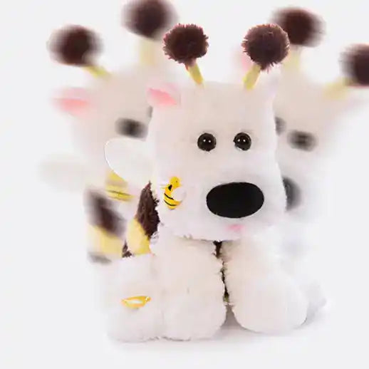 Electric Plush Bee Dog Toy – Musical Interactive Play - Dog Toys - TinPaw