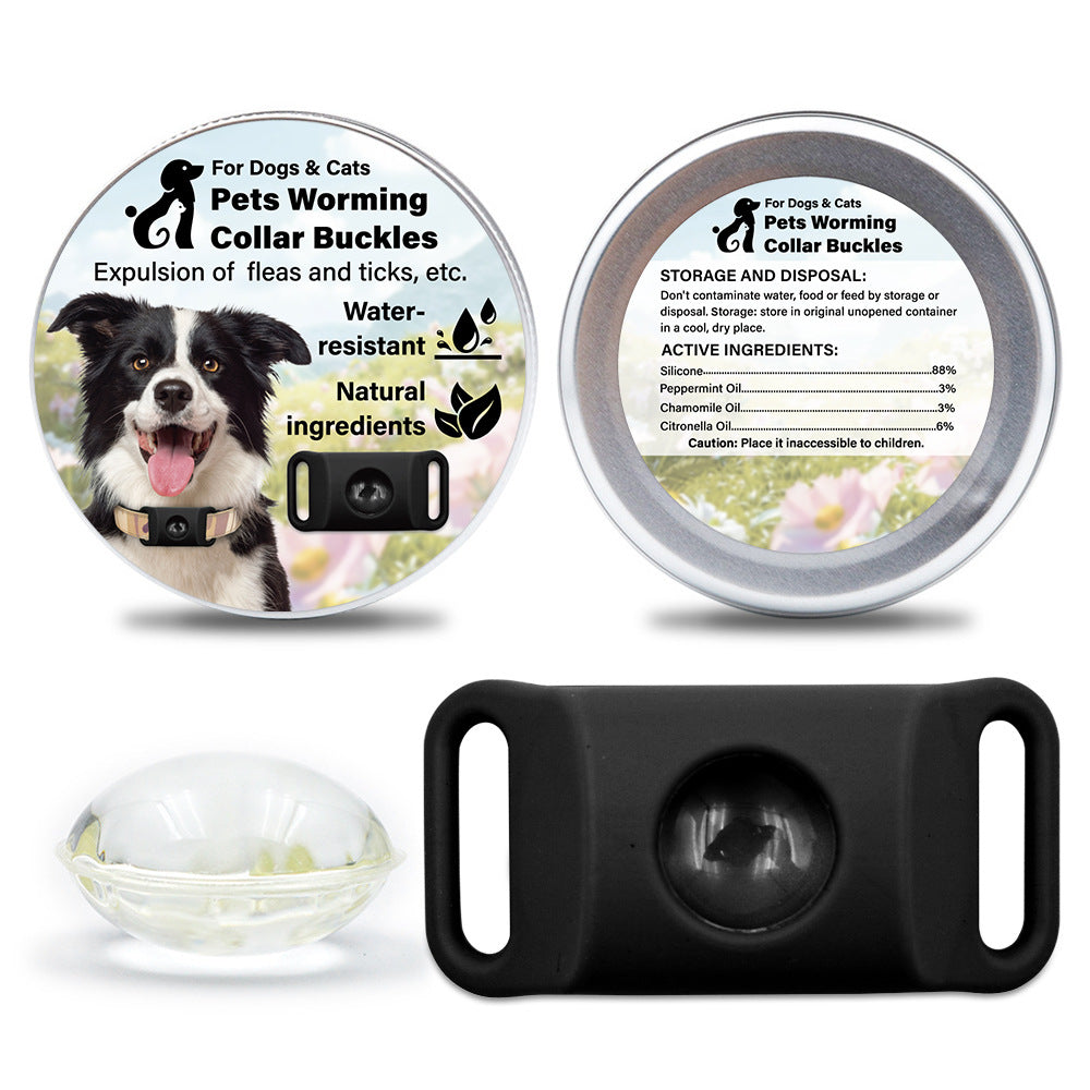 Silicone Flea & Tick Repellent Dog Collar | TinPaw