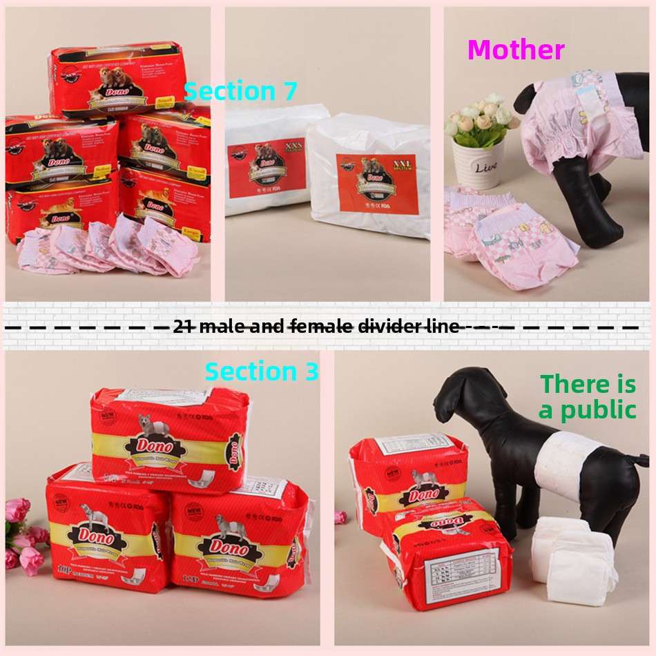 Leak - Proof Dog Diapers for Male and Female Pets - Dog Diapers - TinPaw