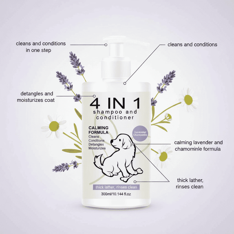 Pet Shampoo Bath Liquid – Deep Clean & Moisturizing Care