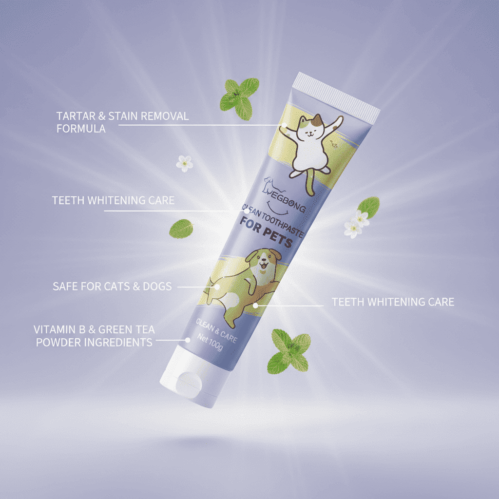 Pet Dental Tartar Removal Toothpaste for Cats and Dogs - Dog Health - TinPaw