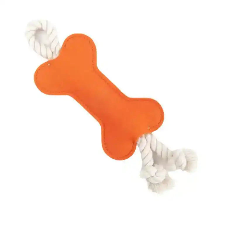Felt Bone Dog Chew Toy – Soft Dental Play Toy - Dog Toys - TinPaw