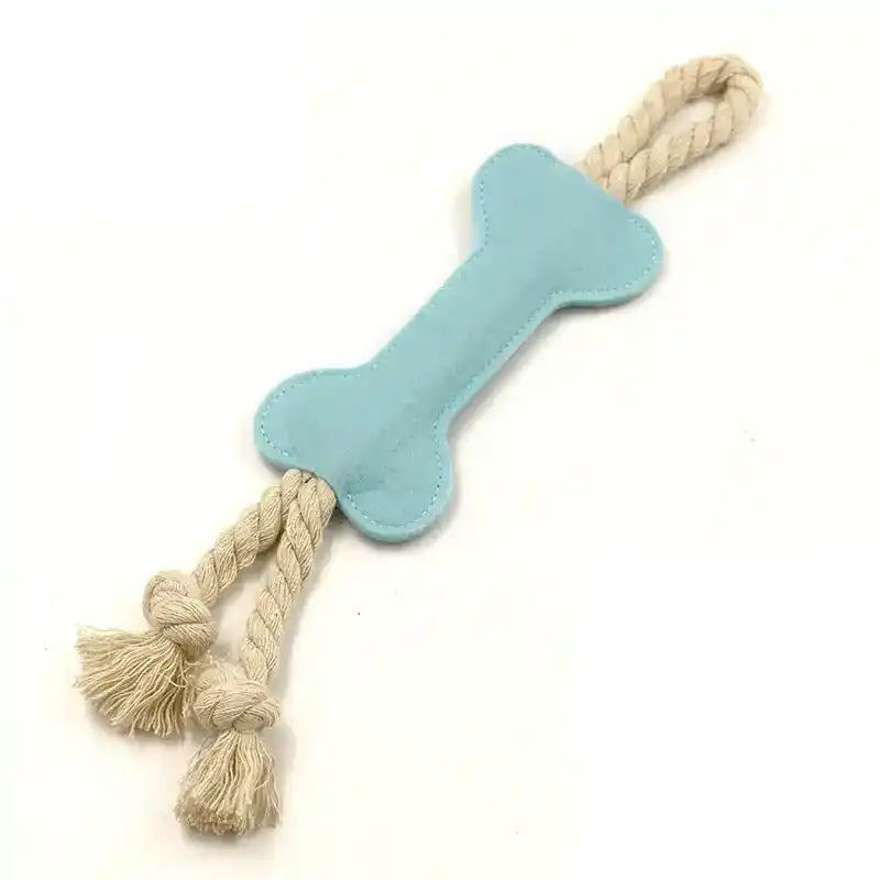 Felt Bone Dog Chew Toy – Soft Dental Play Toy - Dog Toys - TinPaw