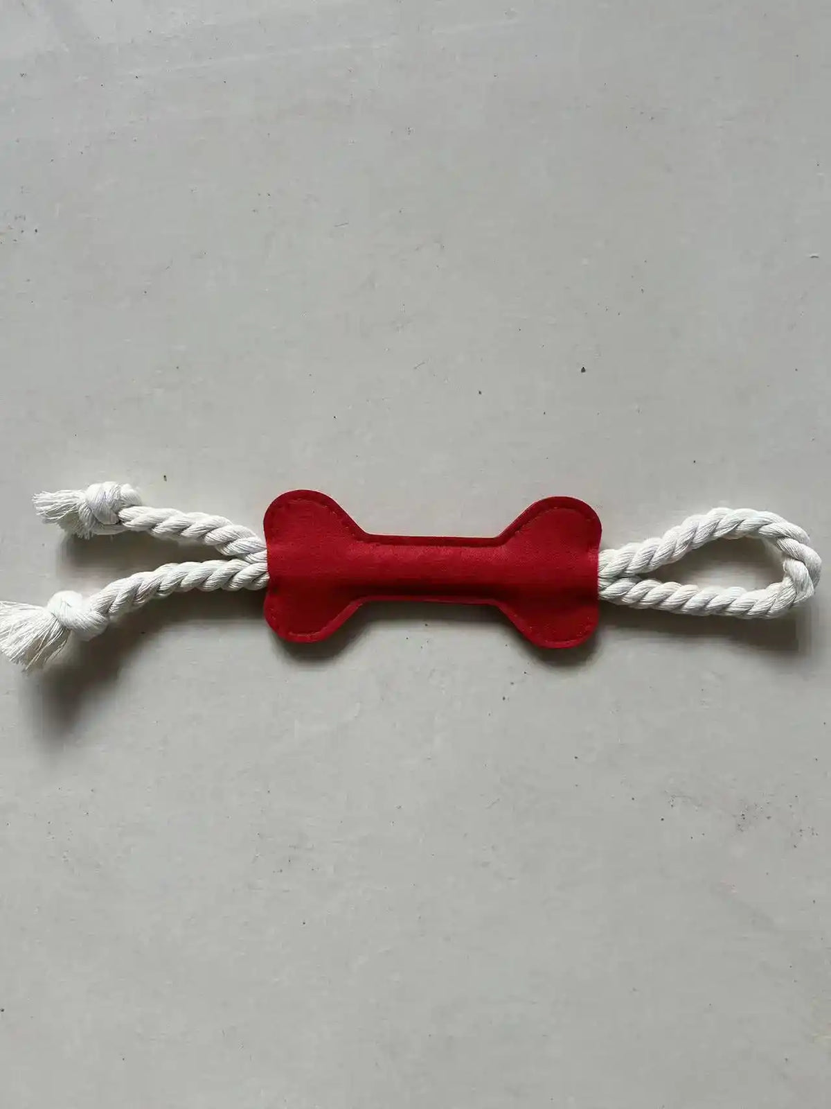 Felt Bone Dog Chew Toy – Soft Dental Play Toy - Dog Toys - TinPaw