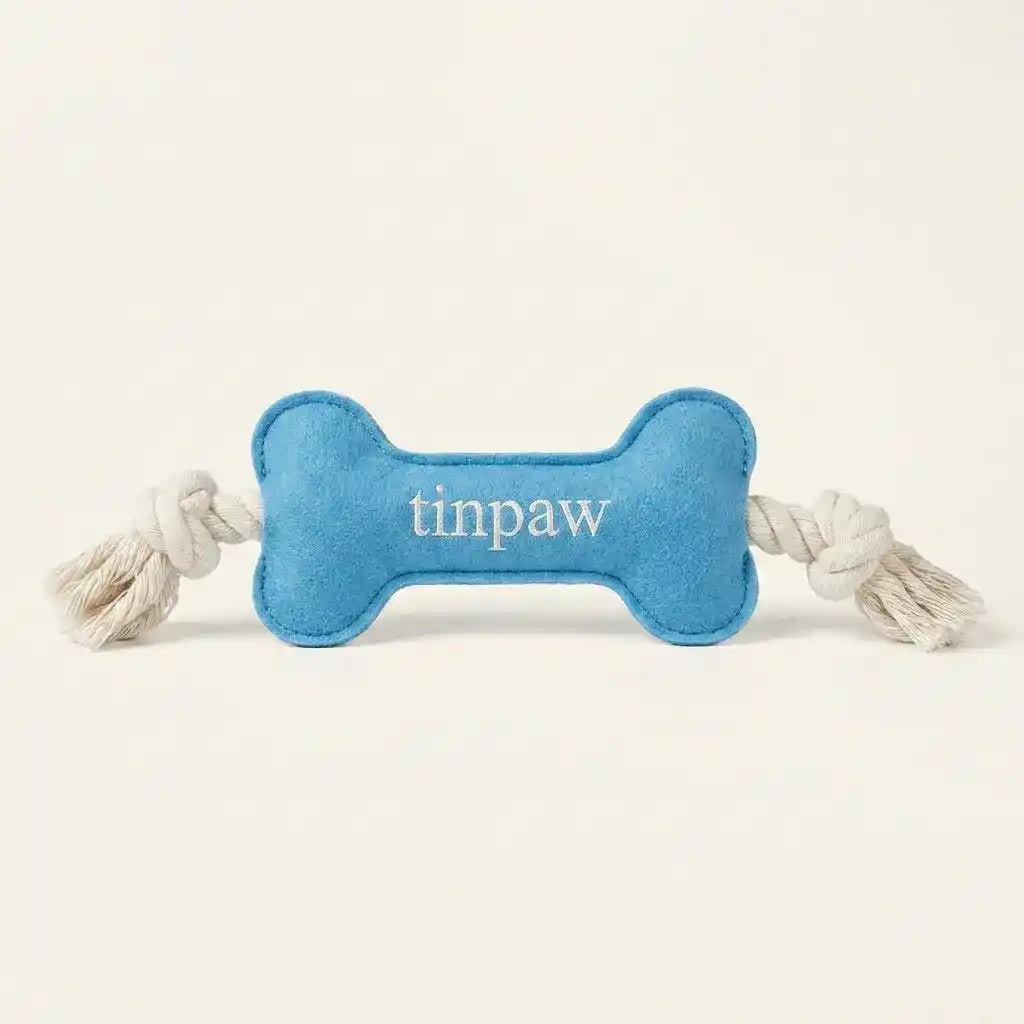 Felt Bone Dog Chew Toy – Soft Dental Play Toy - Dog Toys - TinPaw
