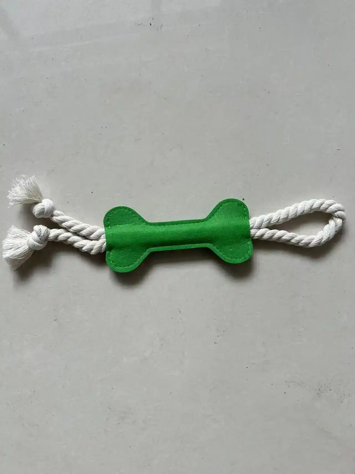Felt Bone Dog Chew Toy – Soft Dental Play Toy - Dog Toys - TinPaw