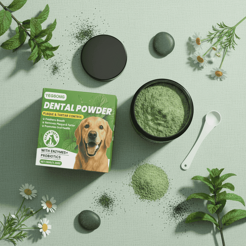 Dog Dental Cleaning Powder – Plaque & Breath Care - Dog Health - TinPaw