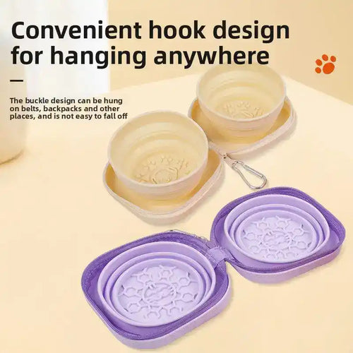Foldable Small Dog Bowl – Silicone Travel Bowl