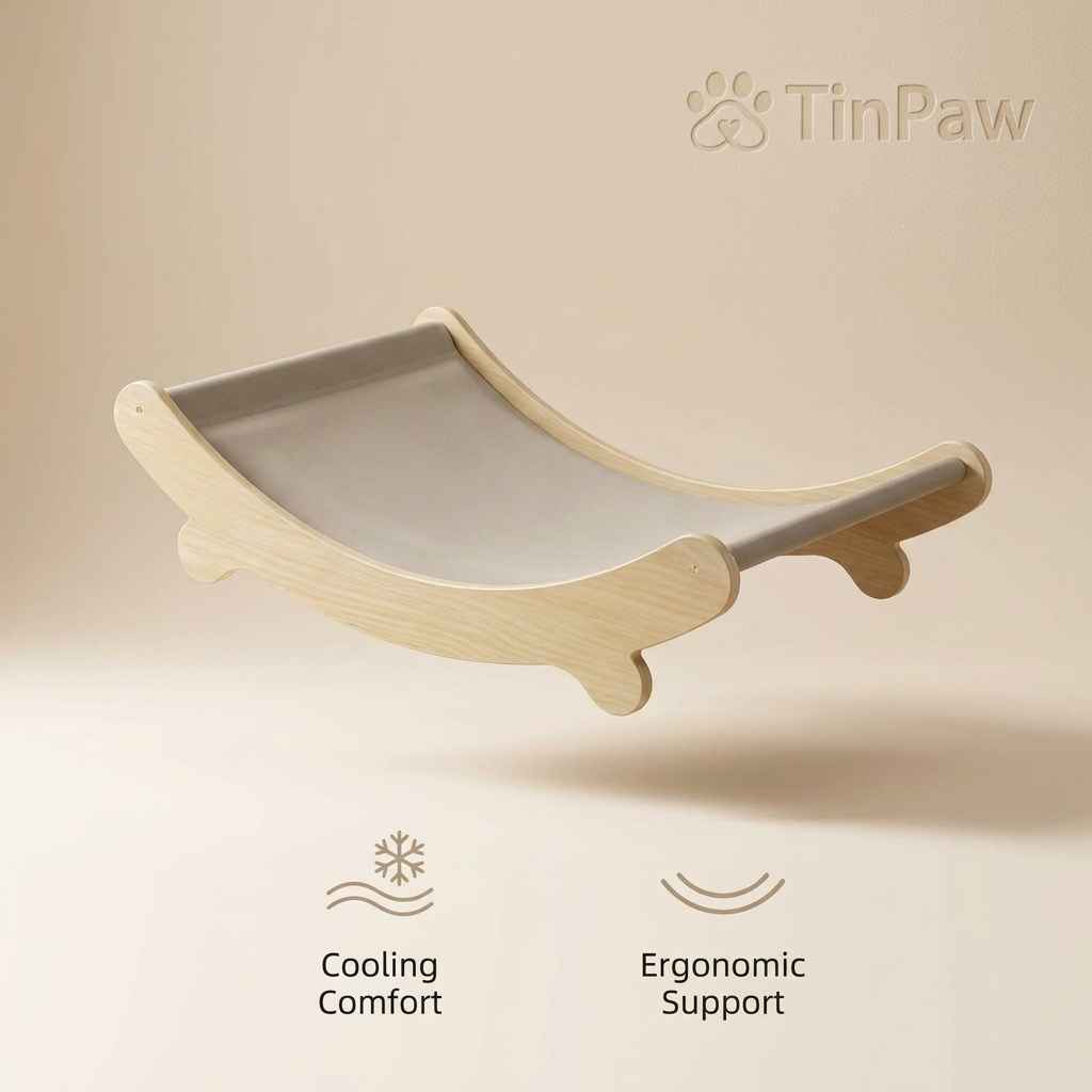 Gel Cooling Pet Bed Pad – Self - Cooling Moon Design - Dog Beds & Furniture - TinPaw