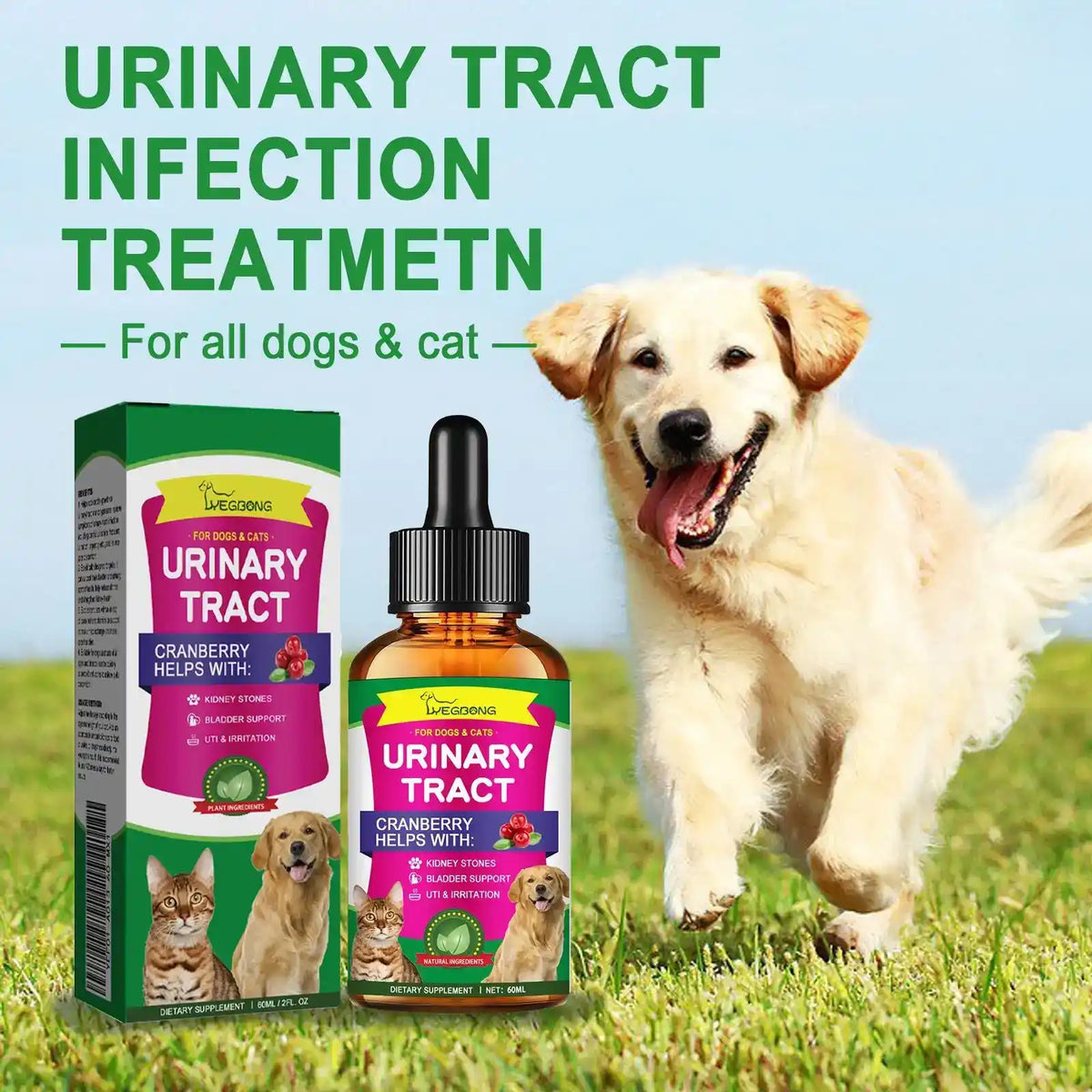 Gentle Daily Care Drops For Dogs And Cats 60 ml - Dog Health - TinPaw