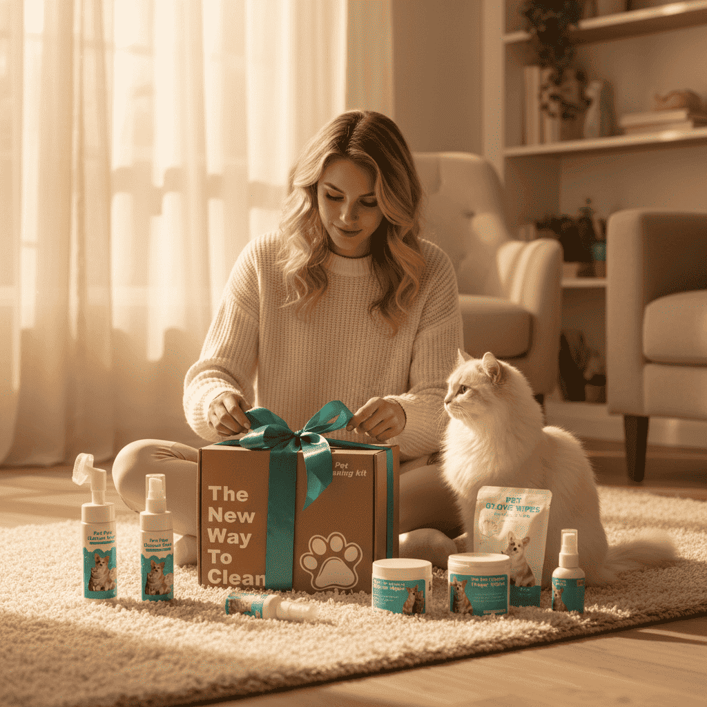 Moisturizing Pet Fur Wipes Gift Box – Dogs & Cats - Dog Grooming - TinPaw