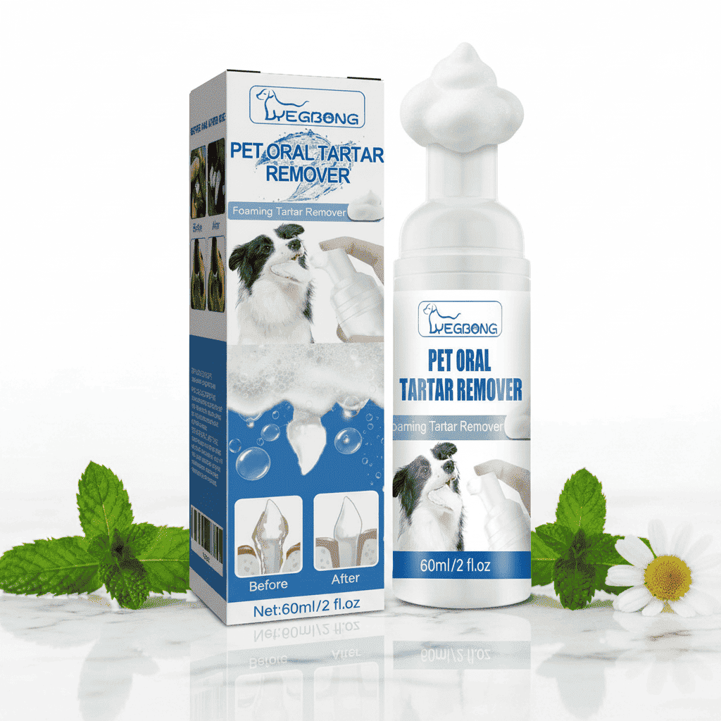 No - Brush Pet Dental Foam – Cleans Teeth & Freshens Breath - Dog Health - TinPaw