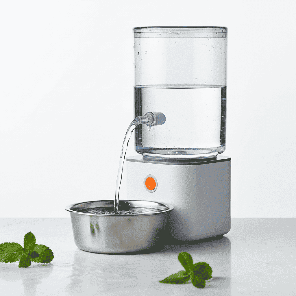 Automatic Pet Water Dispenser – 3L Gravity Feed - Automatic Pet Feeder - TinPaw