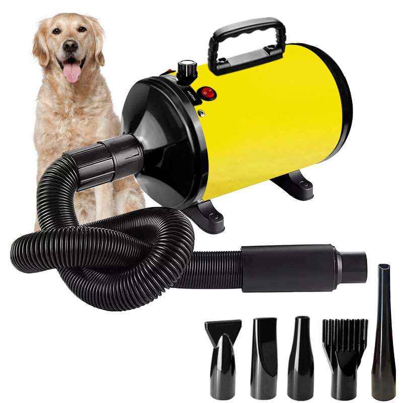 High - Power Pet Grooming Dryer & Water Blower 2800W - Dog Grooming - TinPaw - JP Plug 2800W Matte Yellow - SU00359855 - JP Plug 2800W Matte Yellow