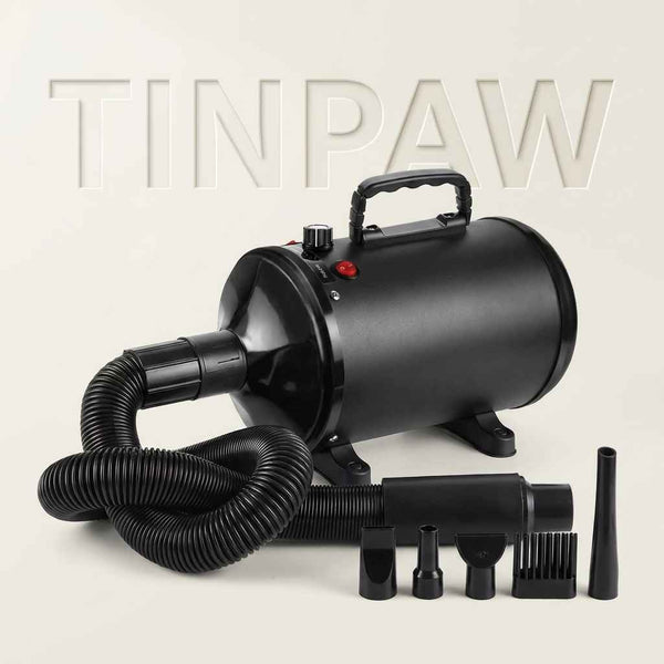 High - Power Pet Grooming Dryer & Water Blower 2800W - Dog Grooming - TinPaw - AU Plug 3200W Matte Black - SU00359855 - AU Plug 3200W Matte Black