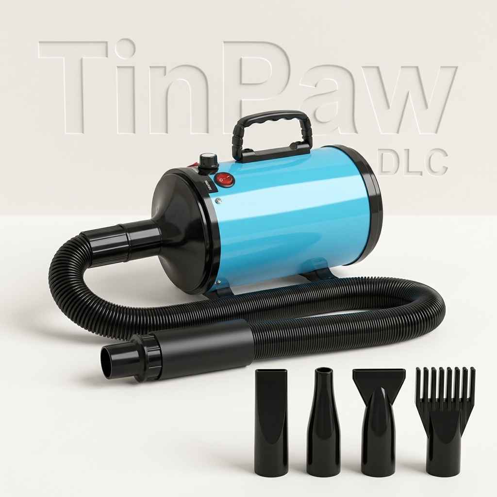 High - Power Pet Grooming Dryer & Water Blower 2800W - Dog Grooming - TinPaw - AU Plug 3200W Matte Blue - SU00359855 - AU Plug 3200W Matte Blue