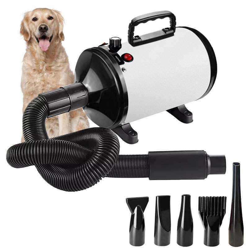 High - Power Pet Grooming Dryer & Water Blower 2800W - Dog Grooming - TinPaw - UK Plug 2800W Matte White - SU00359855 - UK Plug 2800W Matte White