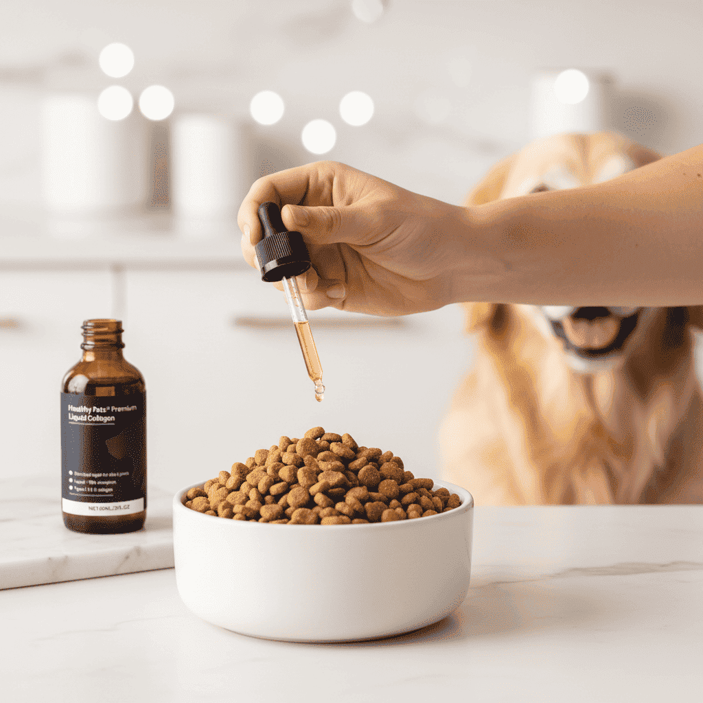 Liquid Collagen Pet Hair Supplement Drops 60 ml - Dog Health - TinPaw