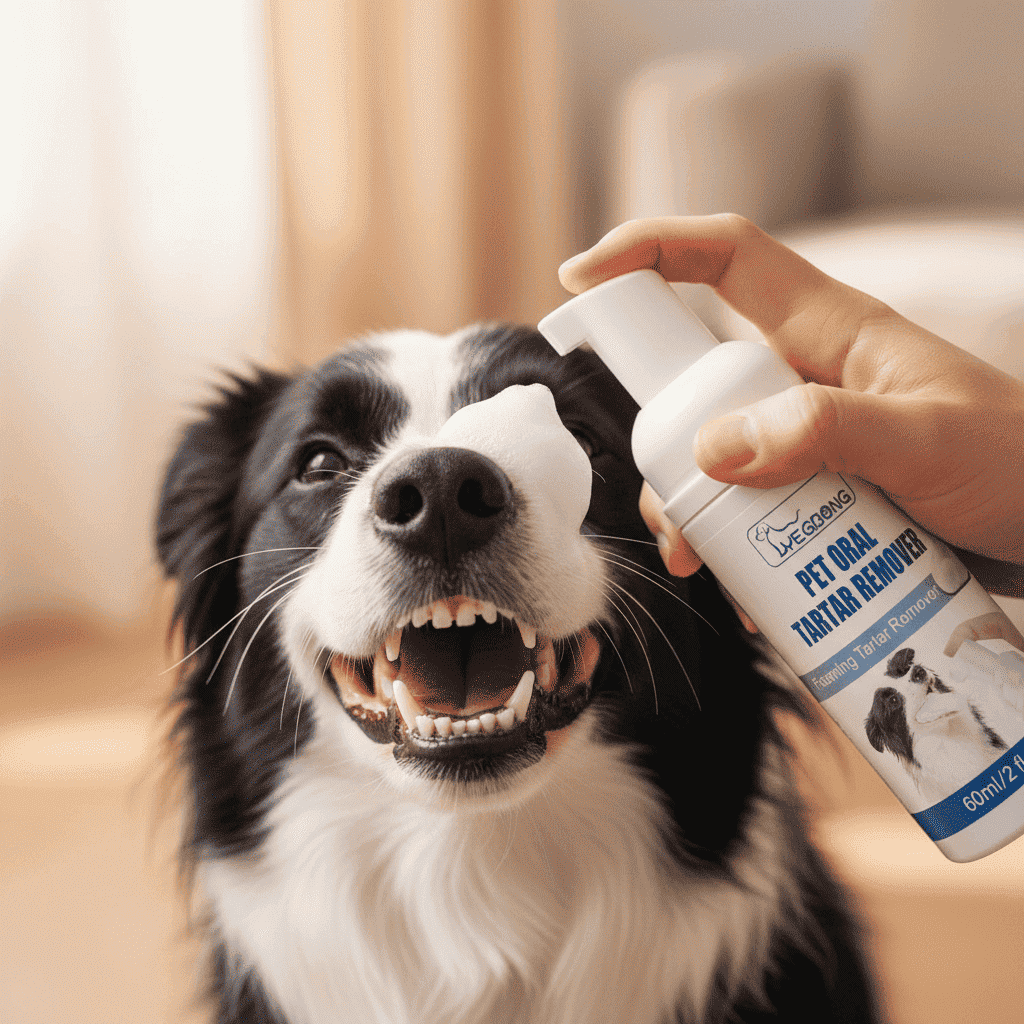 No - Brush Pet Dental Foam – Cleans Teeth & Freshens Breath - Dog Health - TinPaw