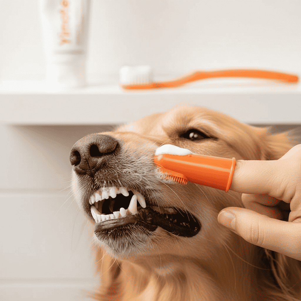 Pet Toothpaste And Toothbrush Set – Enzymatic Plaque Care - Dog Health - TinPaw