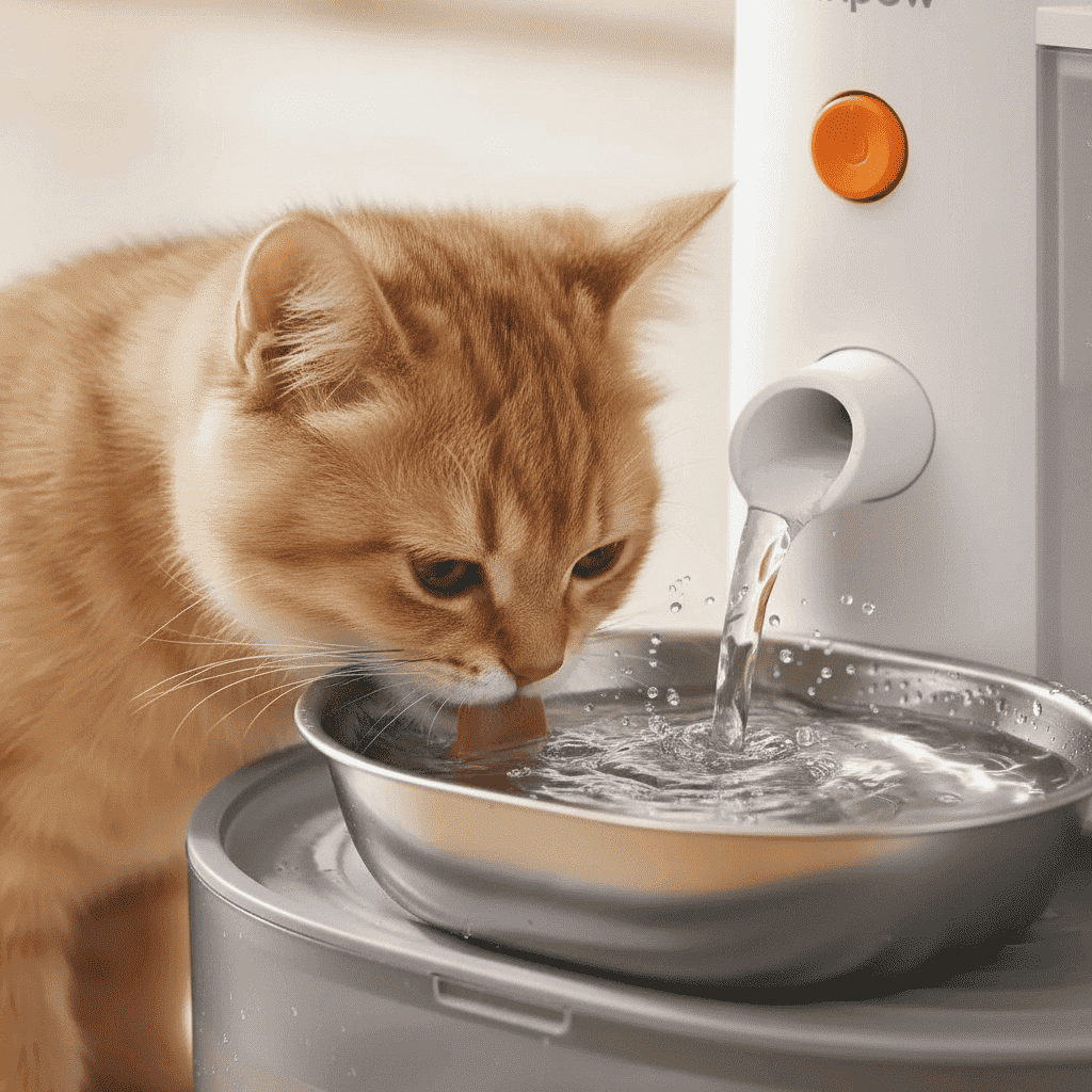 Automatic Pet Water Dispenser – 3L Gravity Feed - Automatic Pet Feeder - TinPaw