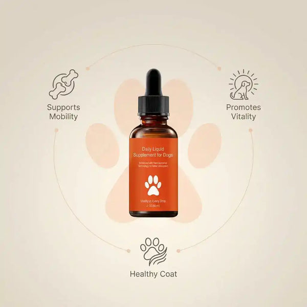 Liquid Pet Multivitamin Supplement For Dogs & Cats - Dog Health - TinPaw