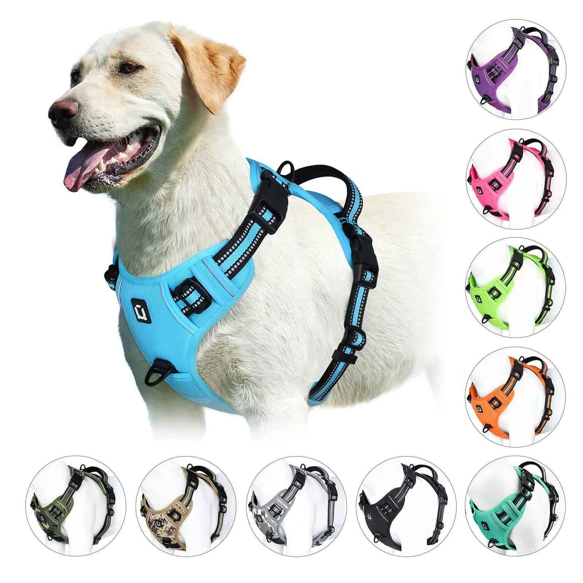 No-Pull Padded Dog Harness Vest