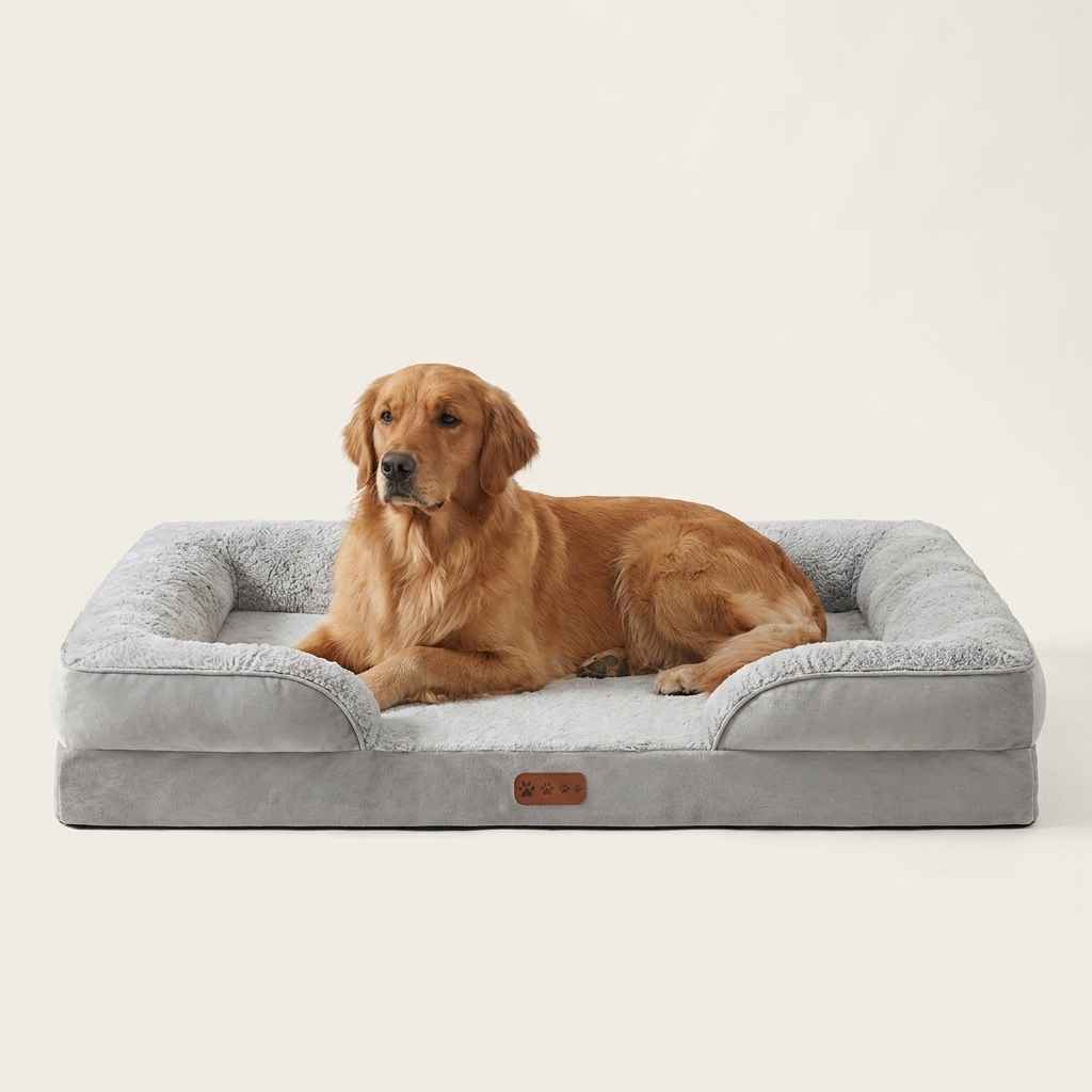 Orthopedic Memory Foam Pet Bed for Dogs and Cats - Dog Beds & Furniture - TinPaw