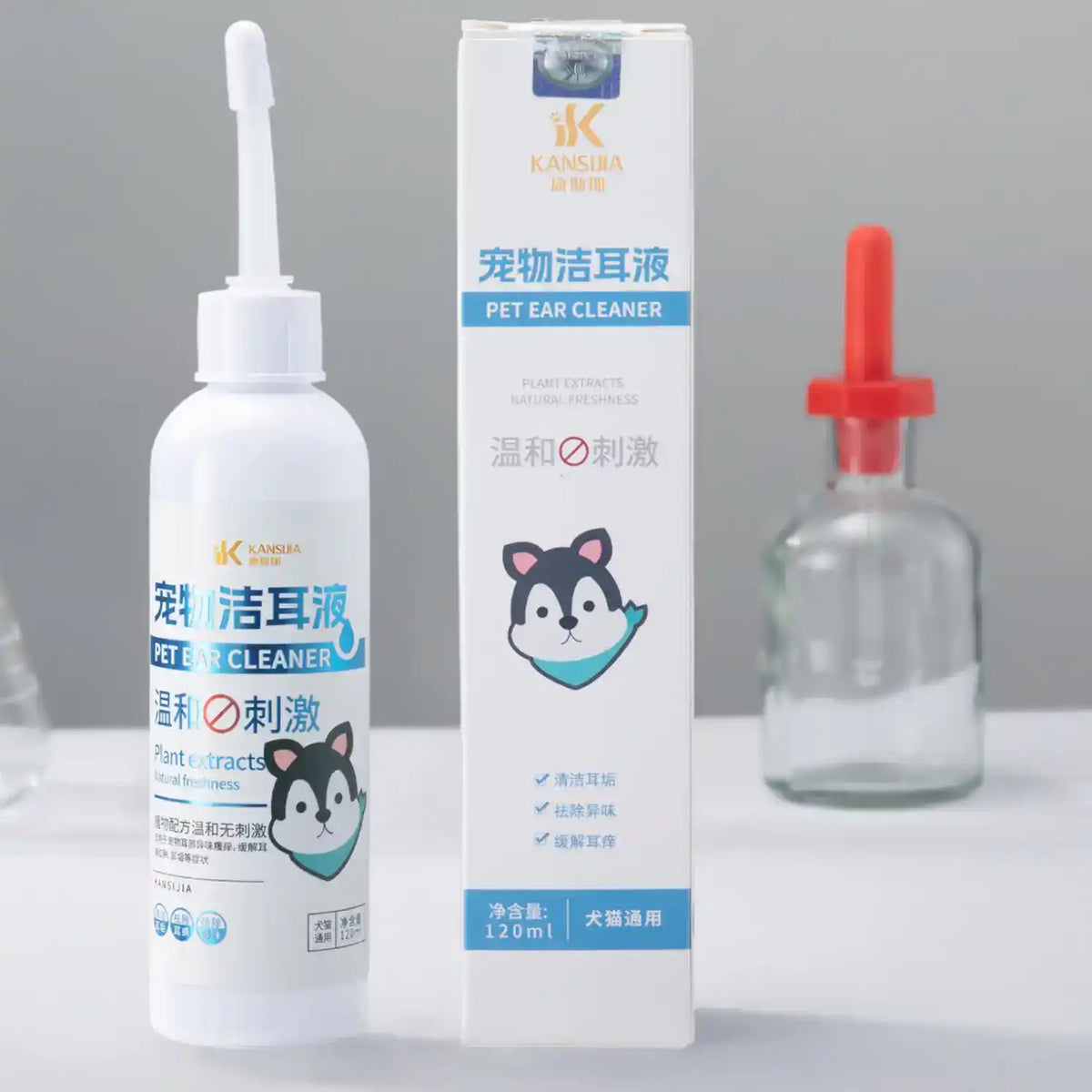 Pet Ear Cleaner for Dogs and Cats – Anti - Itch 120 ml - Dog Health - TinPaw