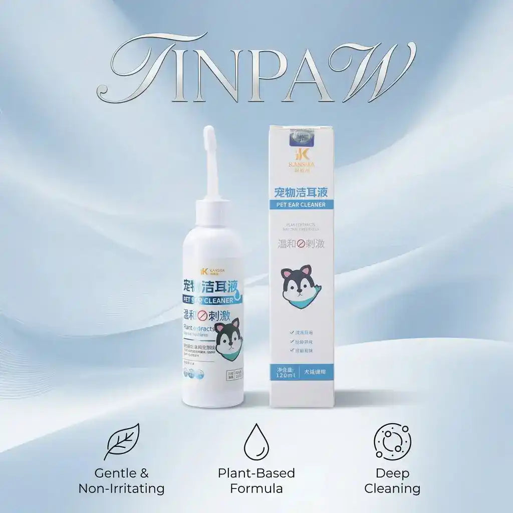 Pet Ear Cleaner for Dogs and Cats – Anti - Itch 120 ml - Dog Health - TinPaw