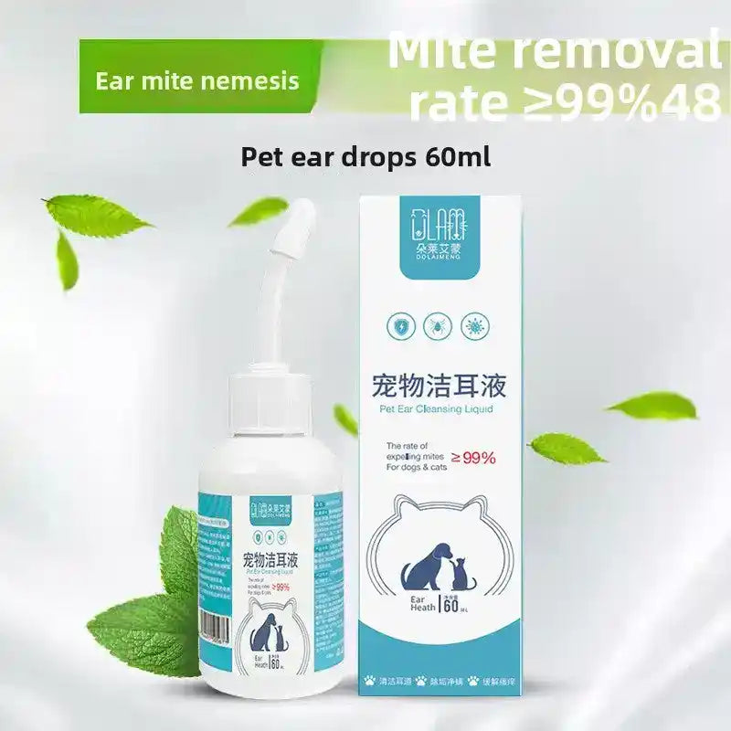 Pet Ear Cleaner Solution – Mite, Wax & Odour Control - Dog Health - TinPaw