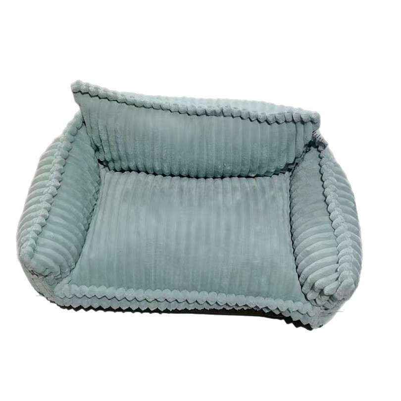 Plush Pet Sofa Bed Kennel for Dogs and Cats - Dog Beds & Furniture - TinPaw - Light Green - M 60x45x30cm - SU00345603 - Light Green - M 60x45x30cm