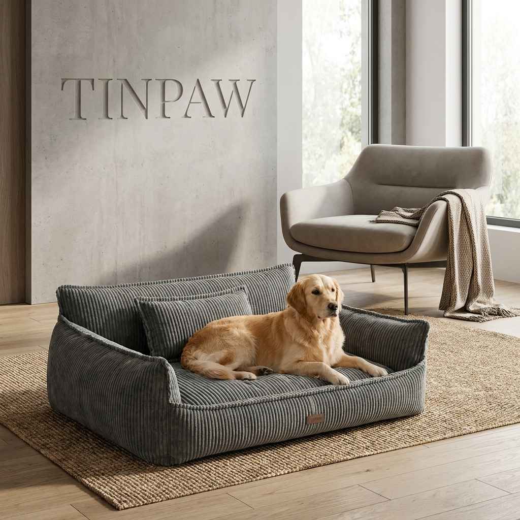 Plush Pet Sofa Bed Kennel for Dogs and Cats - Dog Beds & Furniture - TinPaw