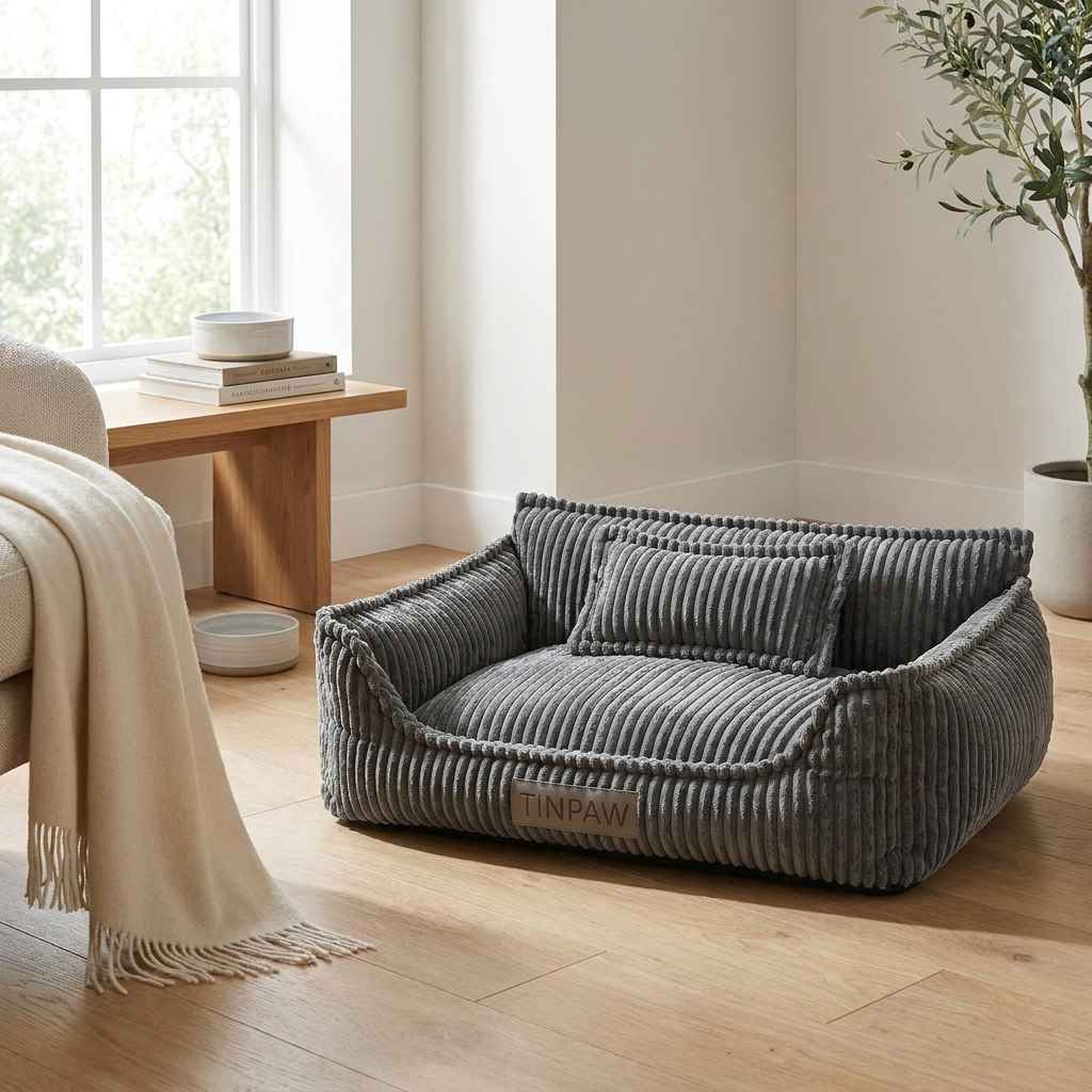 Plush Pet Sofa Bed Kennel for Dogs and Cats - Dog Beds & Furniture - TinPaw