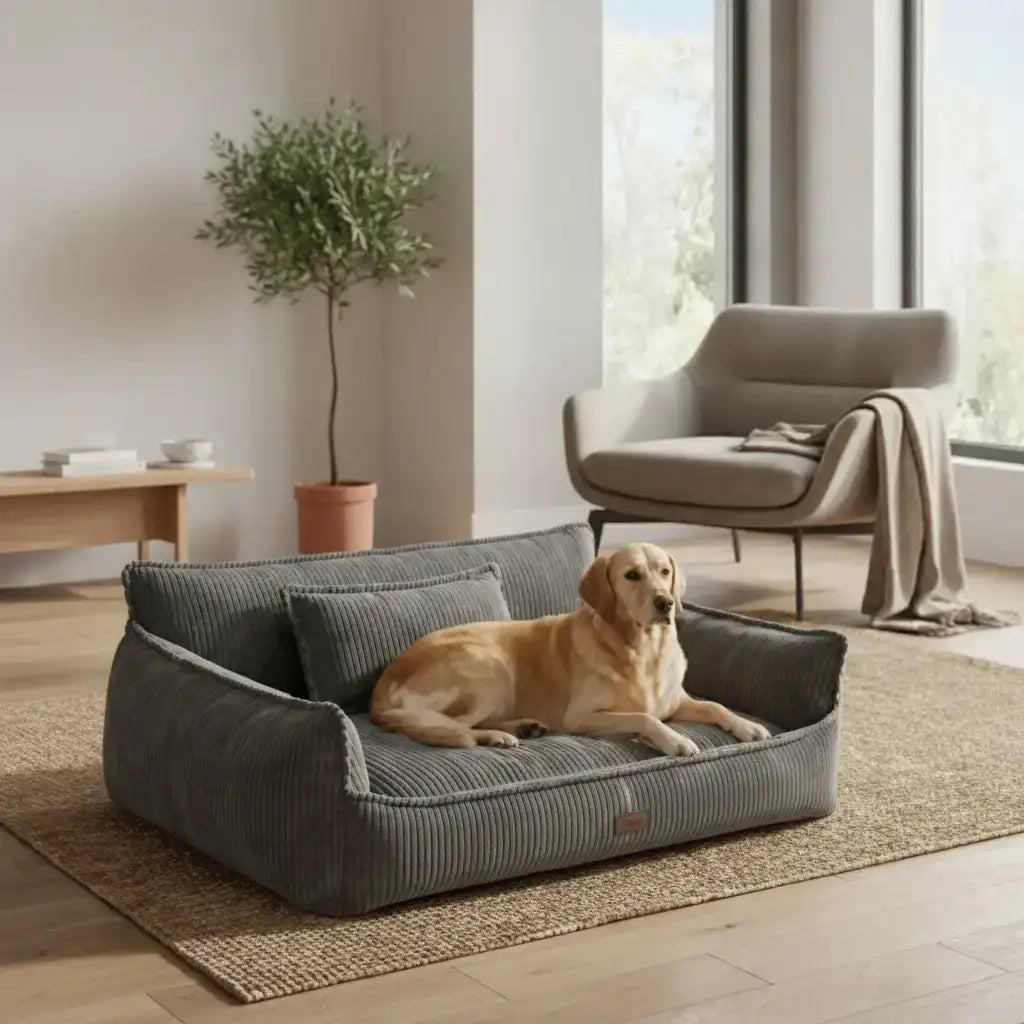 Pet Sofa Kennel for Dogs & Cats | Dog Sofa Kennel Bed – Washable M–2XL | TinPaw