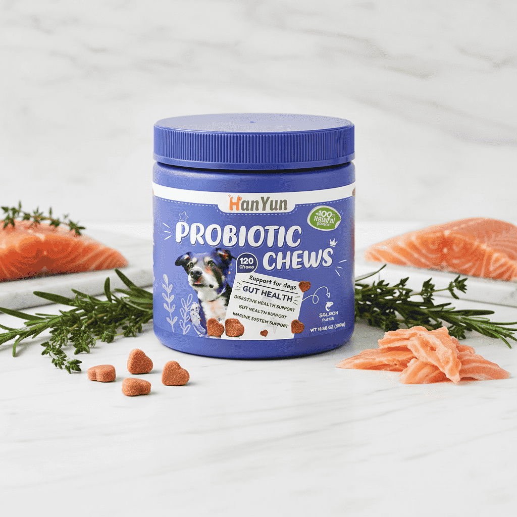 Pet Probiotic Soft Chews for Digestive & Gut Health - Dog Health - TinPaw