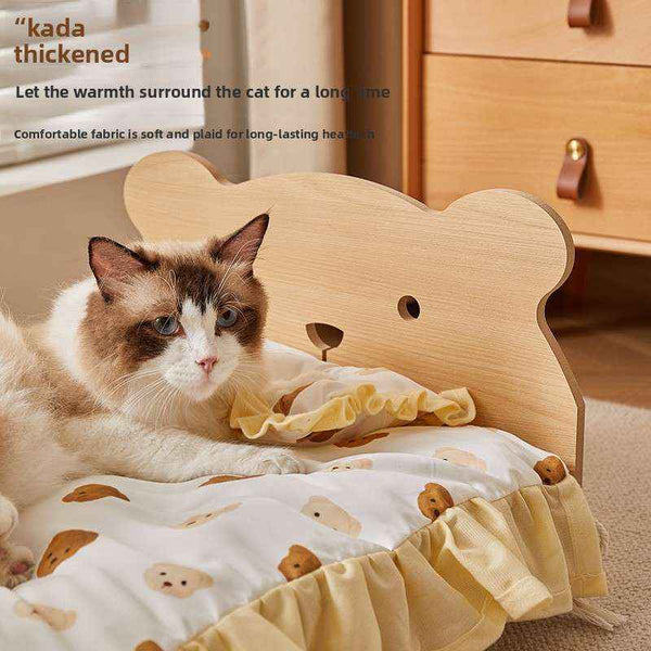 Removable Washable Pet Bed For Small Dogs & Cats - Dog Beds & Furniture - TinPaw