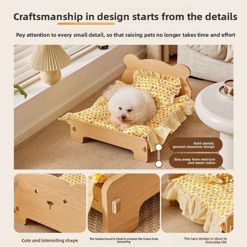 Removable Washable Pet Bed For Small Dogs & Cats - Dog Beds & Furniture - TinPaw