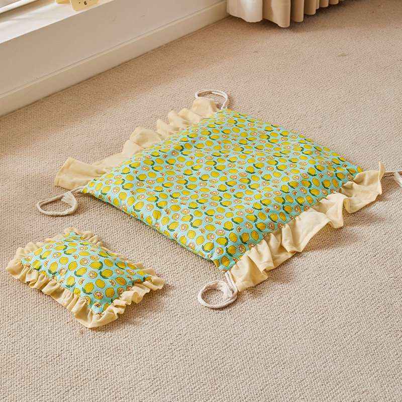 Removable Washable Pet Bed For Small Dogs & Cats - Dog Beds & Furniture - TinPaw - Bedding Only Lime Green - M - SU00135493 - Bedding Only Lime Green - M