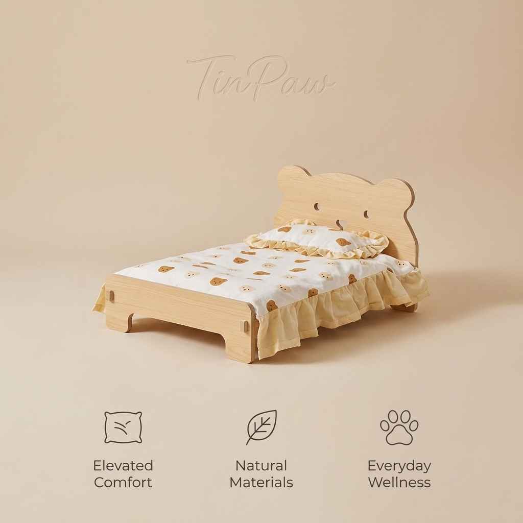 Removable Washable Pet Bed For Small Dogs & Cats - Dog Beds & Furniture - TinPaw